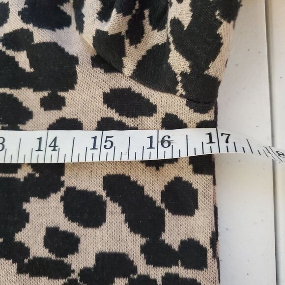 LOFT XS Cheetah Print 3/4 Balloon‎ Sleeves Knit Sweater - Picture 6 of 8